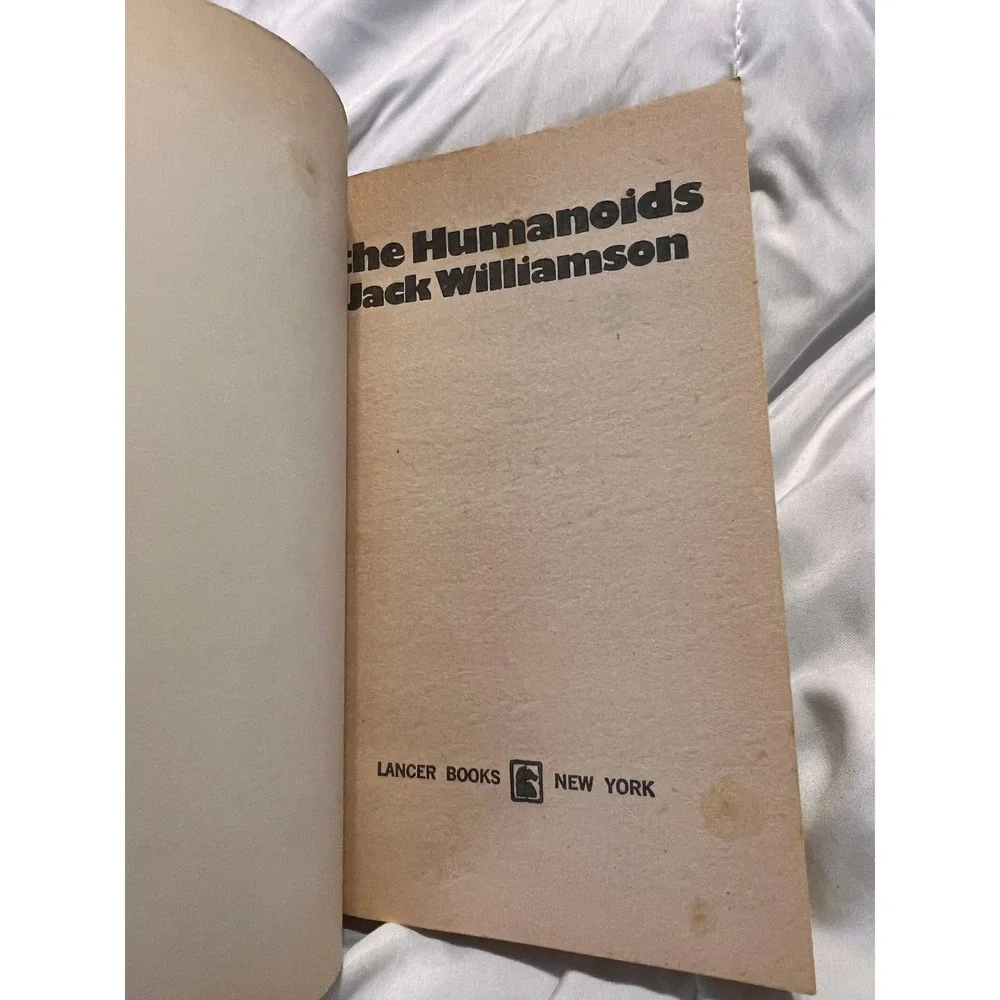 The Humanoids by Jack Williamson Vintage Sci Fi Paperback 1949 Lancer Robots
